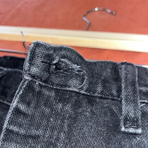 Wrangler 13MWZ Black Cotton Jeans 32x30 - Picture 4 of 4